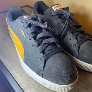 puma suede classic mens grey
